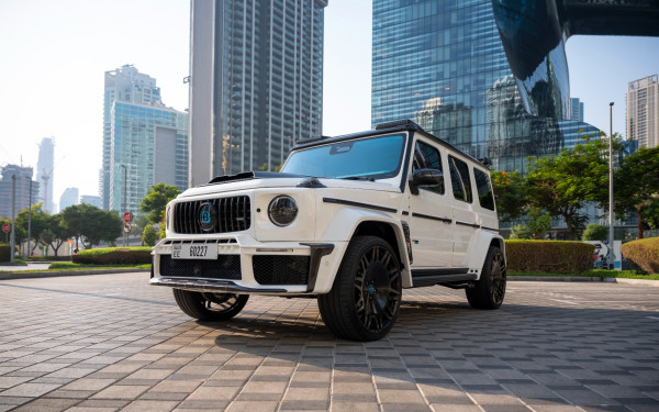  White Mercedes G63 Brabus Kit Photo 6