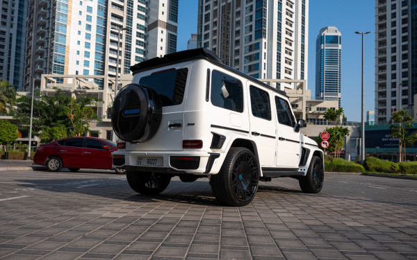 White Mercedes G63 Brabus Kit Photo 9