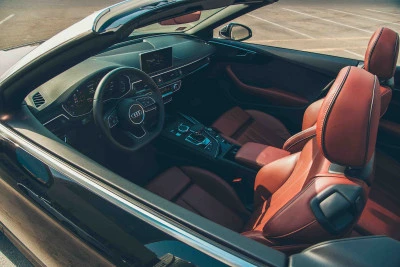  Noir Audi A5 Cabriolet Photo 7