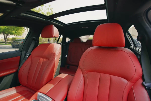  Blue BMW X6 M50 Photo 4