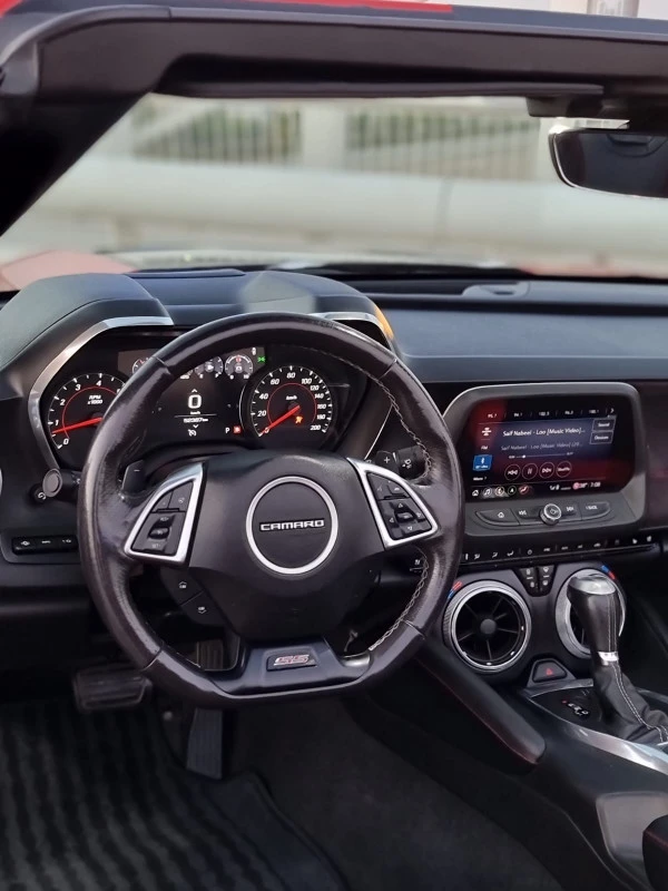  Red Chevrolet Camaro V8 cabrio Photo 3