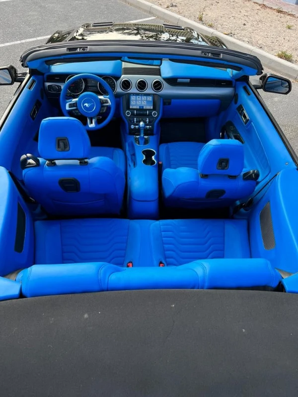  Black Ford Mustang Convertible Photo 5