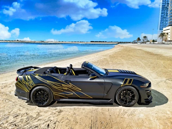  Schwarz Ford Mustang Photo 4