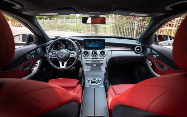  Черный Mercedes C300 Photo 5