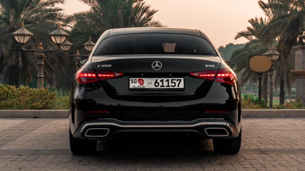  Noir Mercedes C200 Photo 4