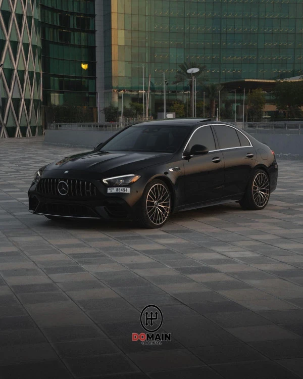 Noir Mercedes C63S AMG Photo 2