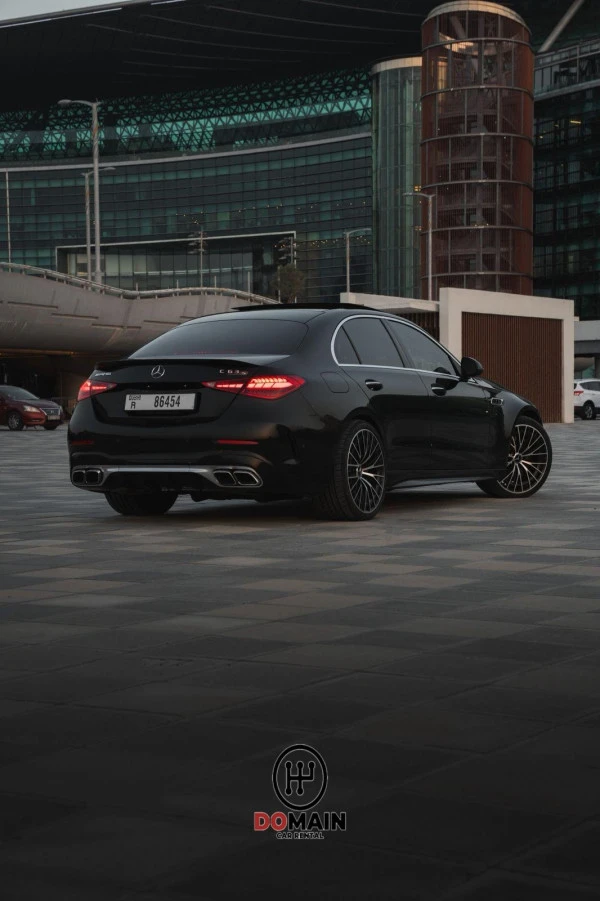  Noir Mercedes C63S AMG Photo 6