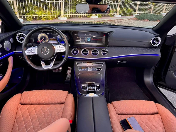  Black Mercedes E450 Convertible Photo 6