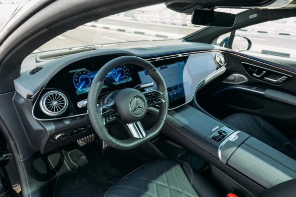  Black Mercedes EQS 580 Photo 5