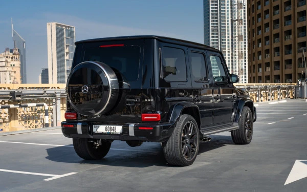  Черный Mercedes G63 AMG Photo 2