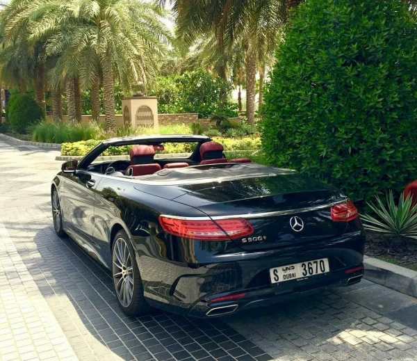  أسود مرسيدس S500 كابريو Photo 4