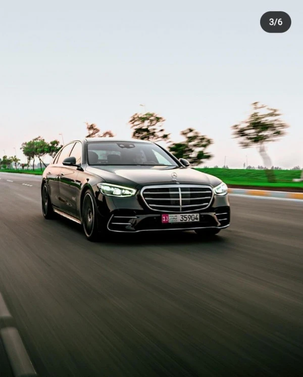  أسود مرسيدس S500 كلاس Photo 5