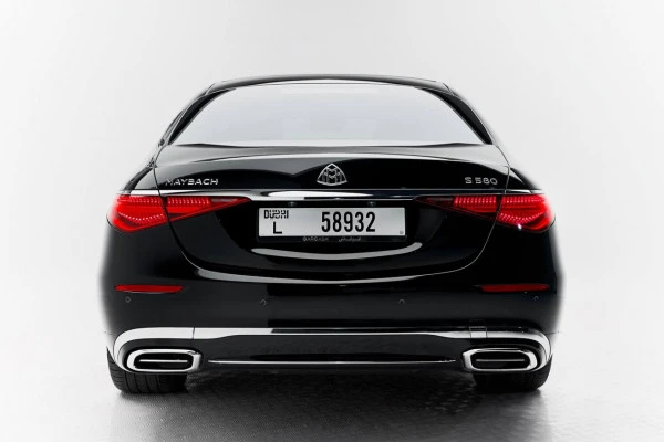  أسود مرسيدس S550 مايباخ Photo 2