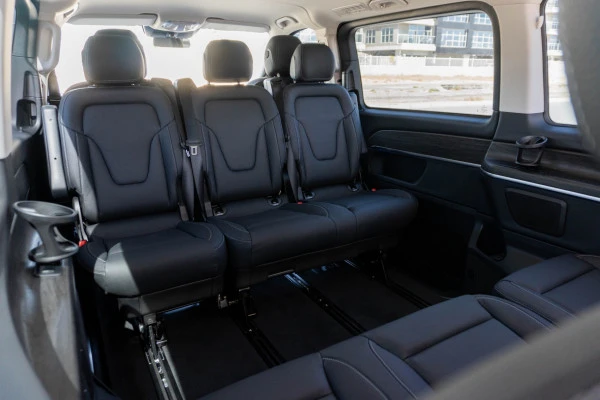  Black Mercedes V300 Avantgarde Extra Long Photo 14