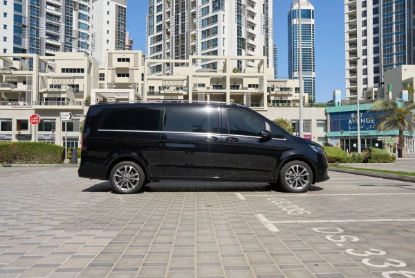  أسود مرسيدس V300 Avantgarde Extra Long Photo 3