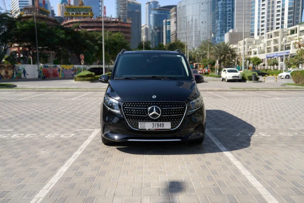  أسود مرسيدس V300 Avantgarde Extra Long Photo 4