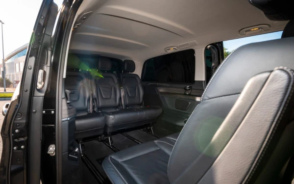  Black Mercedes V300 Avantgarde Extra Long Photo 23