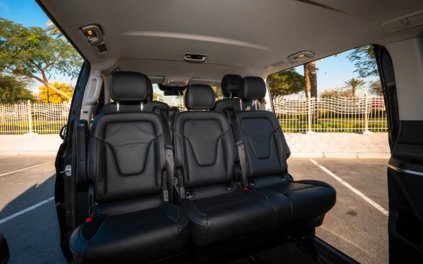  Black Mercedes V300 Avantgarde Extra Long Photo 24