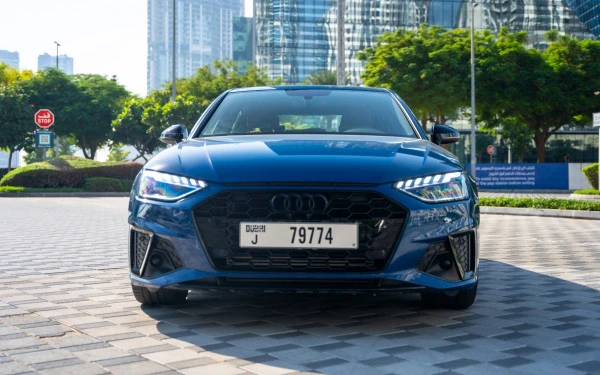  Blue Audi A4 Photo 6