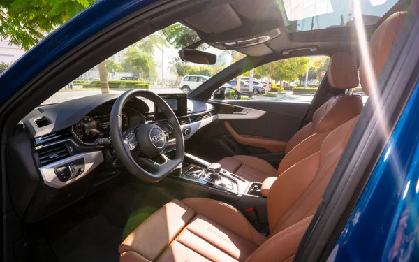  Blue Audi A4 Photo 7