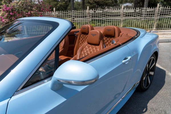  Blue Bentley GT Convertible Photo 3