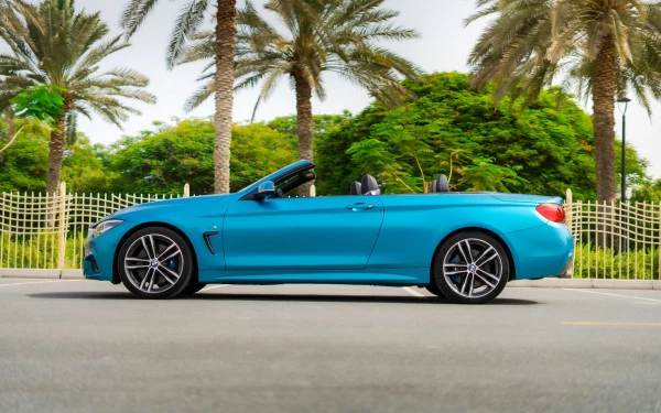  Blue BMW 430i cabrio Photo 2