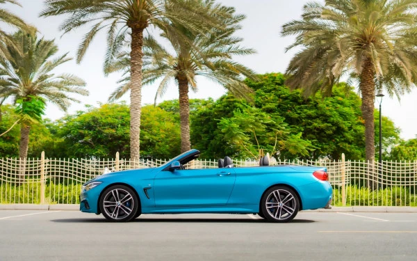 Blau BMW 430i cabrio Photo 2