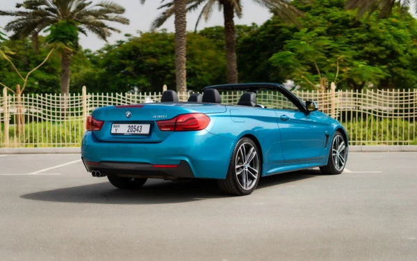  Blau BMW 430i cabrio Photo 3