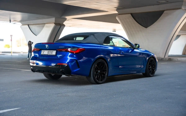  Blue BMW 430i cabrio Photo 3