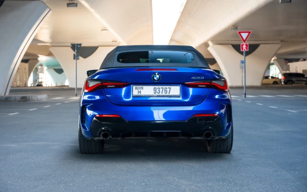  Blue BMW 430i cabrio Photo 5