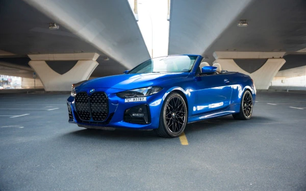  Blue BMW 430i cabrio Photo 7