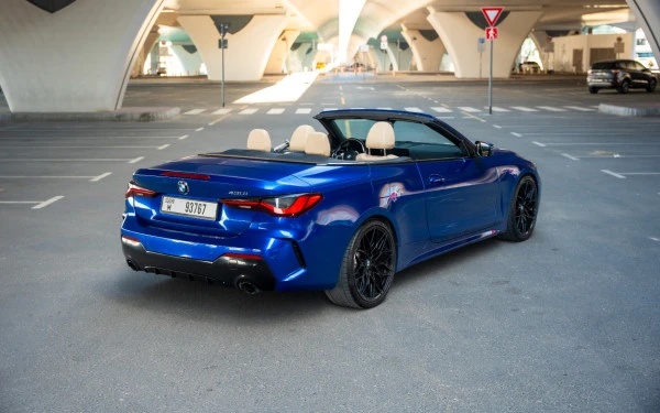  Blue BMW 430i cabrio Photo 10