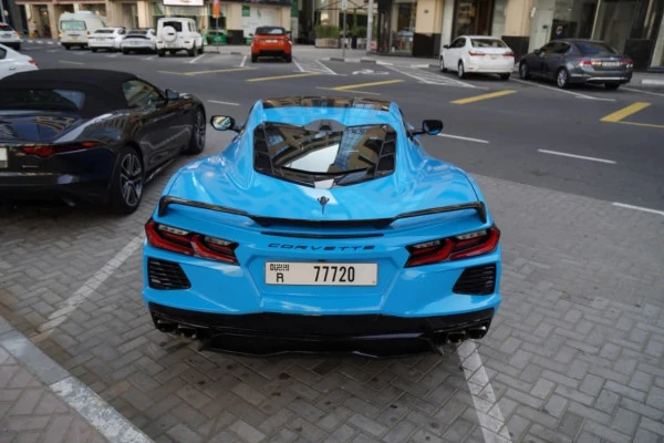  Blue Chevrolet Corvette Photo 3