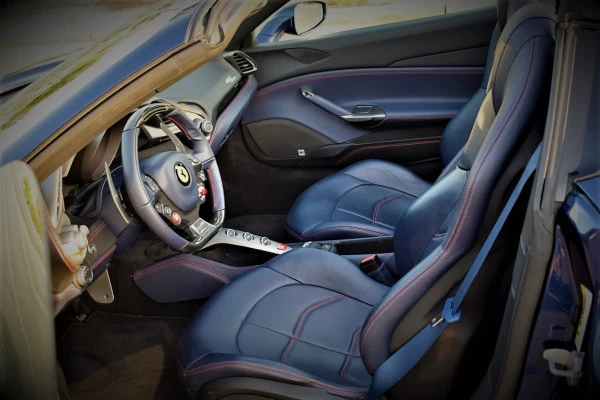  Blue Ferrari 488 Spyder Photo 5