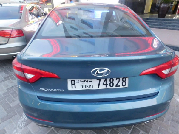  Azul Hyundai Sonata Photo 2