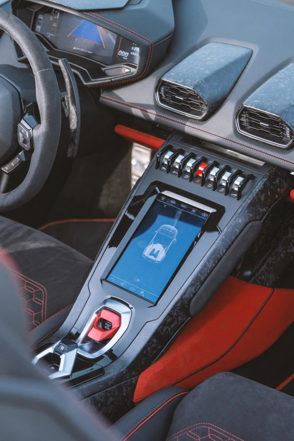  Синий Lamborghini Evo Spyder Photo 9