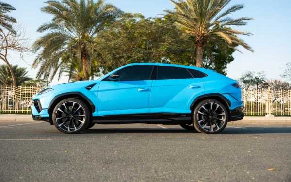  Blu Lamborghini Urus Photo 3