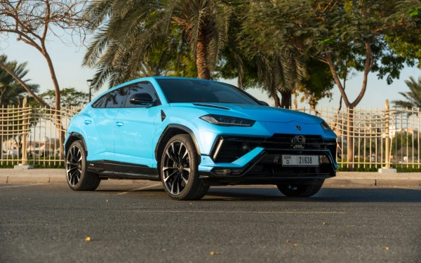  Blu Lamborghini Urus Photo 9