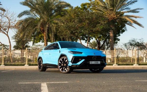  Blu Lamborghini Urus Photo 12