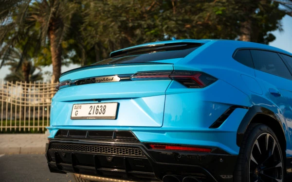  Blu Lamborghini Urus Photo 13