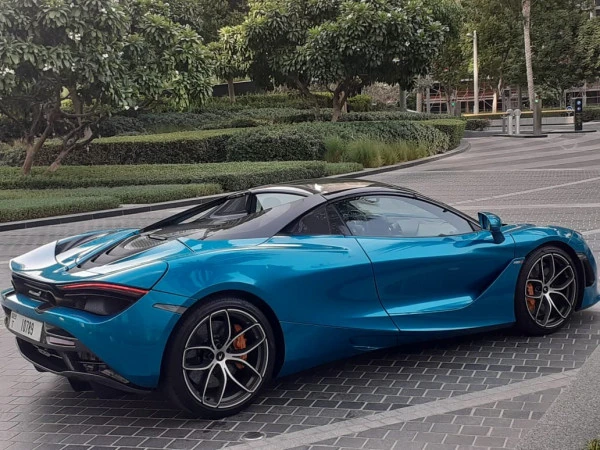  Blue McLaren 720 S Spyder Photo 7