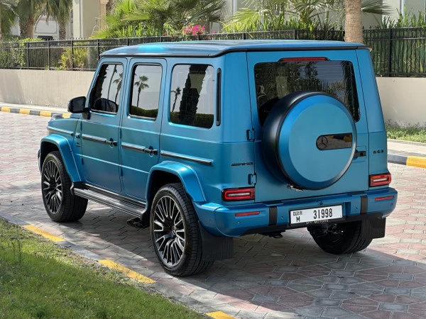  Azul Mercedes G class Photo 2