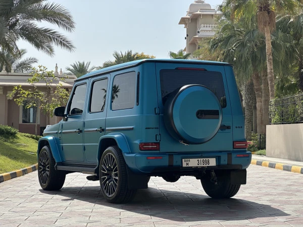  Azul Mercedes G class Photo 3