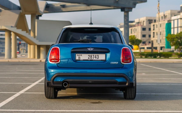  Blue Mini Cooper Photo 4