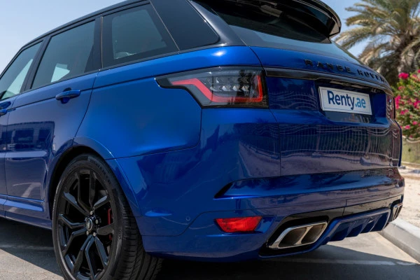  Blue Range Rover SVR Photo 2