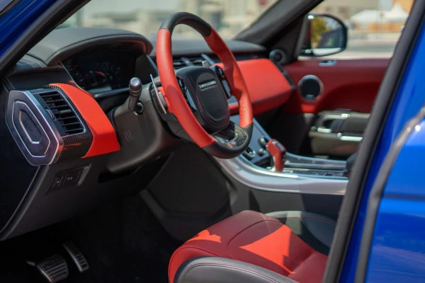  Blue Range Rover SVR Photo 7