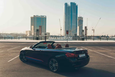  Noir BMW 430i Cabrio Photo 5