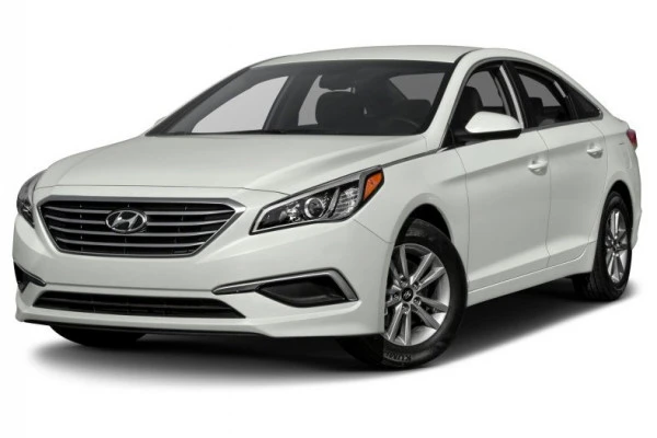  Bright White Hyundai Sonata Photo 2