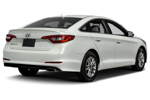  Bright White Hyundai Sonata Photo 3