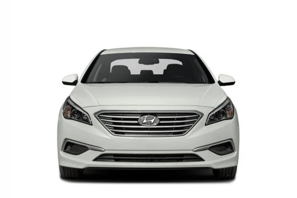  Bright White Hyundai Sonata Photo 6